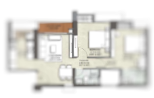 Dosti Louiswadi Thane 2BHK Plan